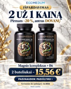 Magnio 4 druskos su B6