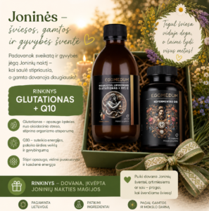 Q10 ir Glutationas